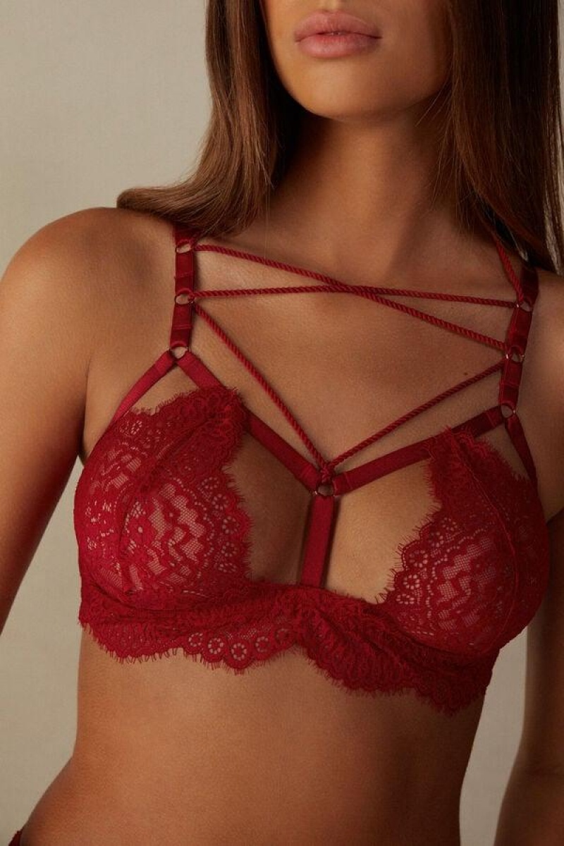 Intimissimi Loosen Heartstrings Triangle BH Dame Rød | NOEX4894