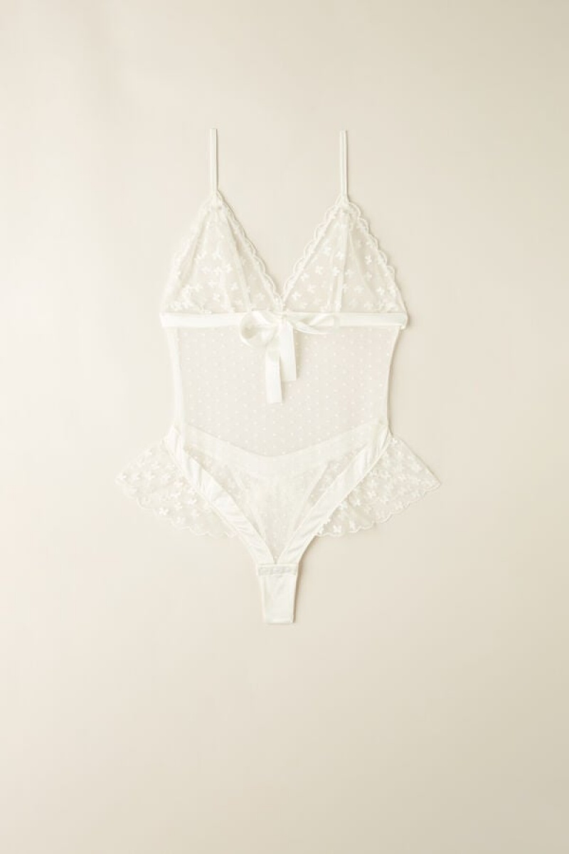 Intimissimi Love Cadeau Body Dame Hvite | NOVD4176