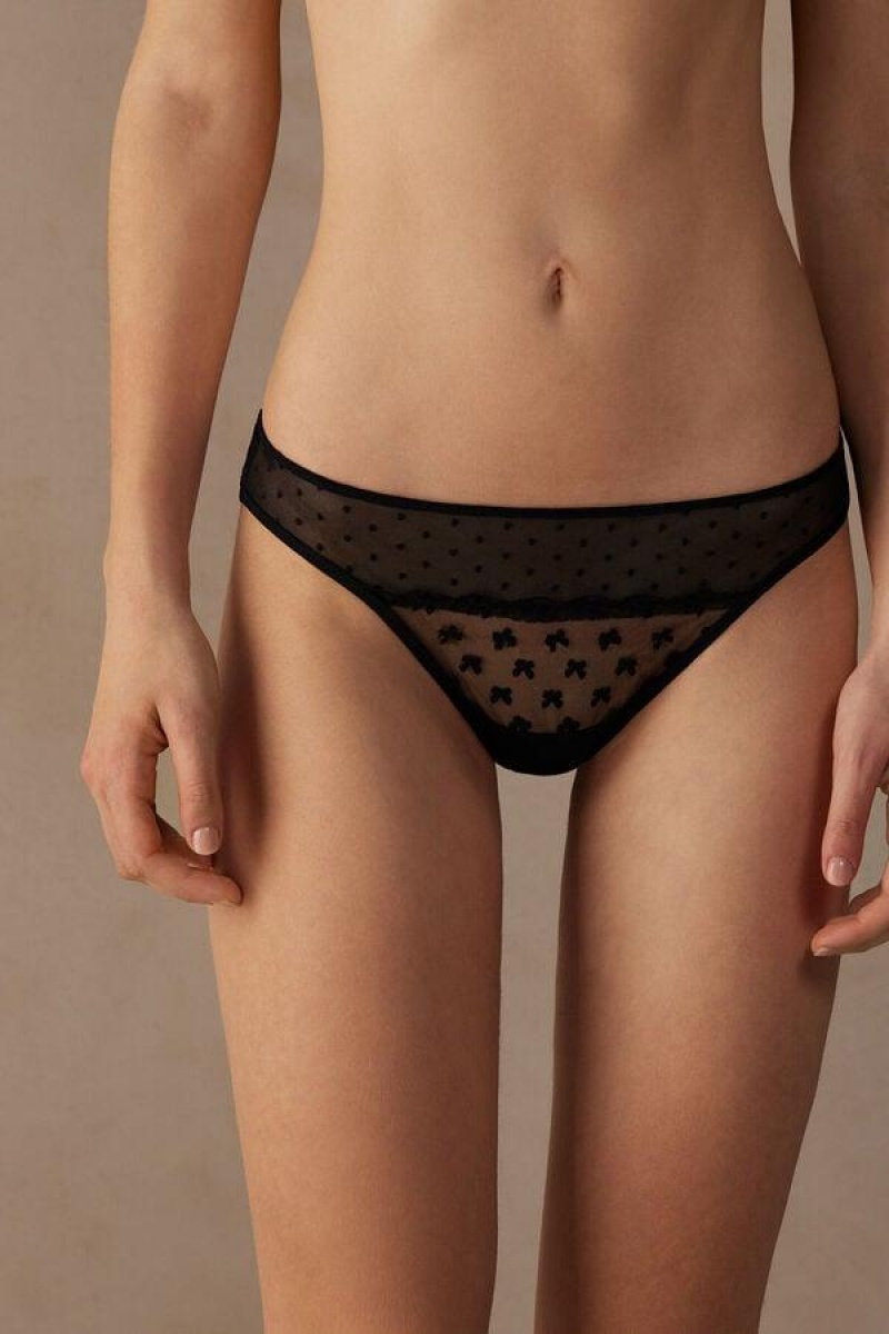 Intimissimi Love Cadeau Brazilian Truser Dame Svarte | NOQZ3575