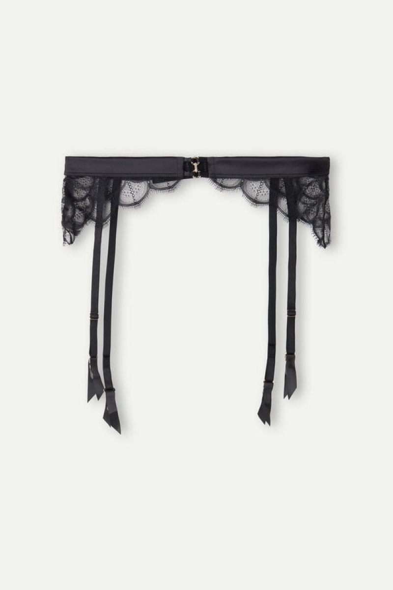 Intimissimi Pure Charme Garter Belt Dameundertøy Dame Svarte | NODN4153