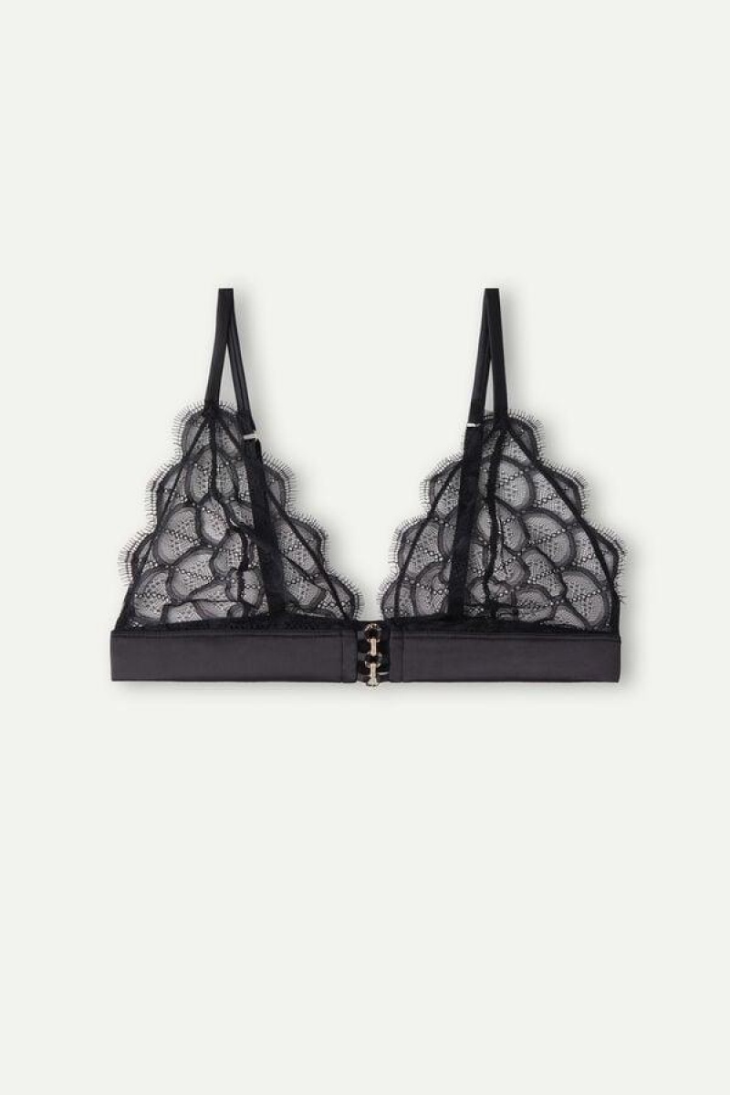 Intimissimi Pure Charme Triangle BH Dame Svarte | NOTV4917