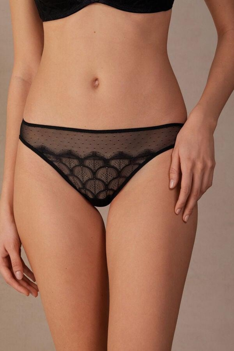 Intimissimi Pure Charme Truser Dame Svarte | NOHK3689