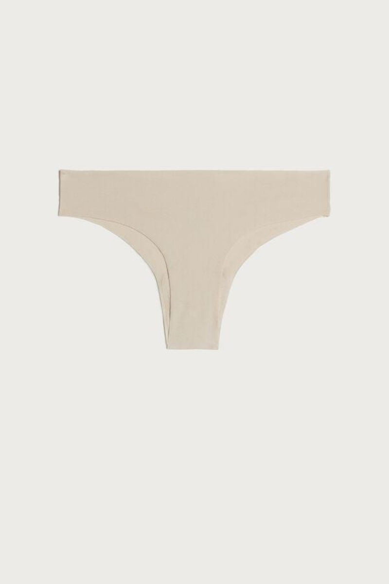 Intimissimi Seamless Supima® Bomull Brazilian Truser Dame Rosa | NOEX3494