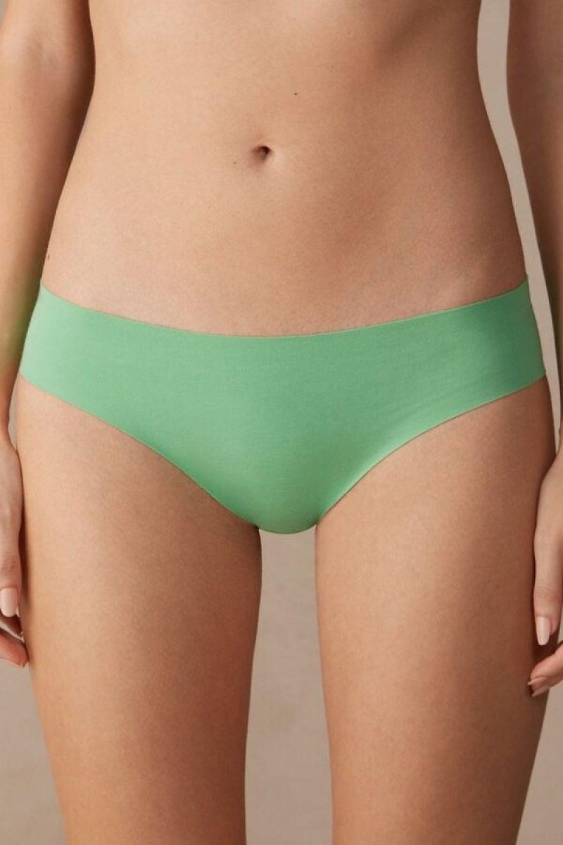 Intimissimi Seamless Supima® Bomull Truser Dame Mint | NOGL3683