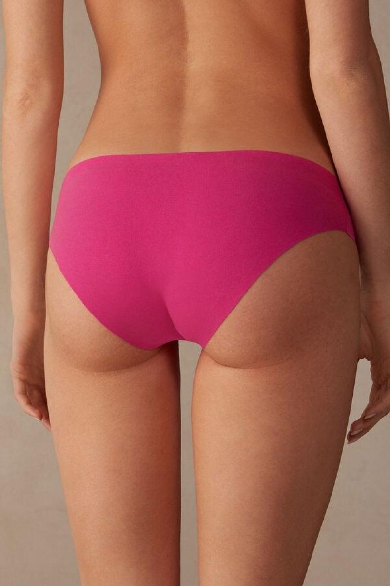 Intimissimi Seamless Supima® Bomull Truser Dame Rosa | NORW3676