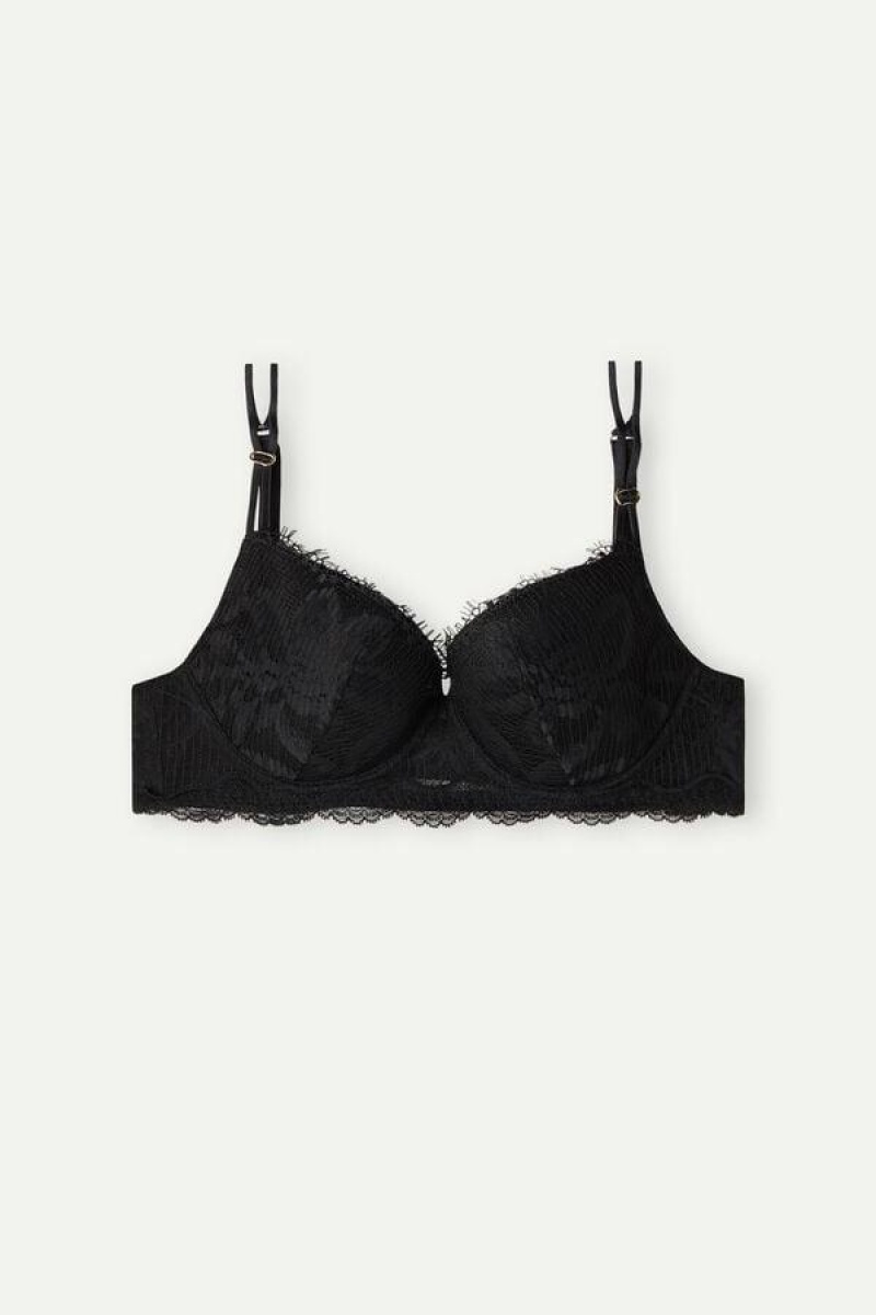 Intimissimi Sensual Unbounded Balconette BH Dame Svarte | NOPQ5005