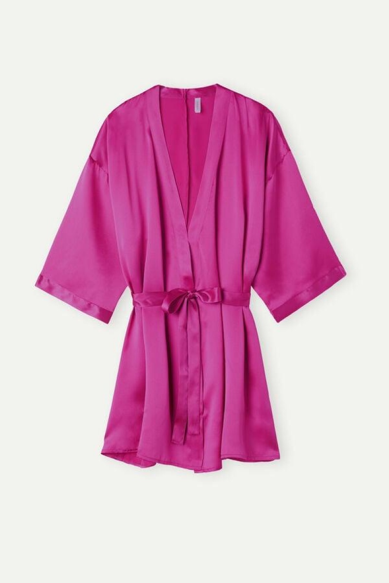 Intimissimi Silk Kimono Pyjamas Dame Rosa | NORW3857