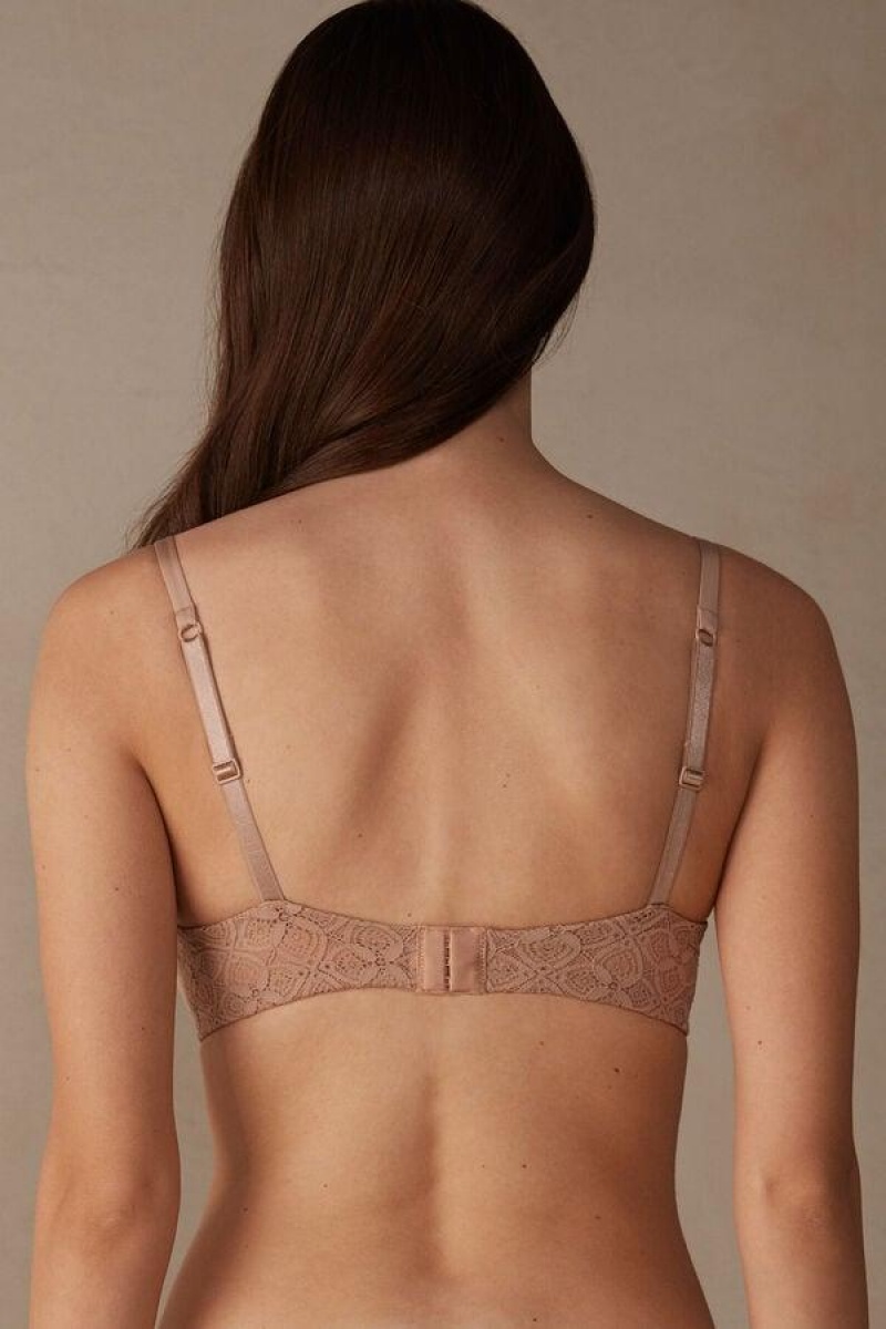 Intimissimi Silvia Push-up in Blonder BH Dame Beige | NOTV4767