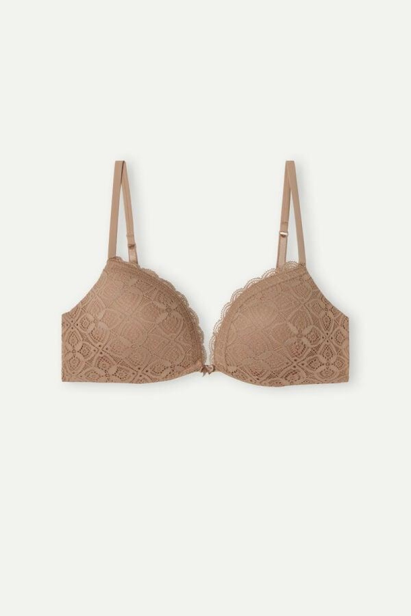 Intimissimi Silvia Push-up in Blonder BH Dame Beige | NOTV4767