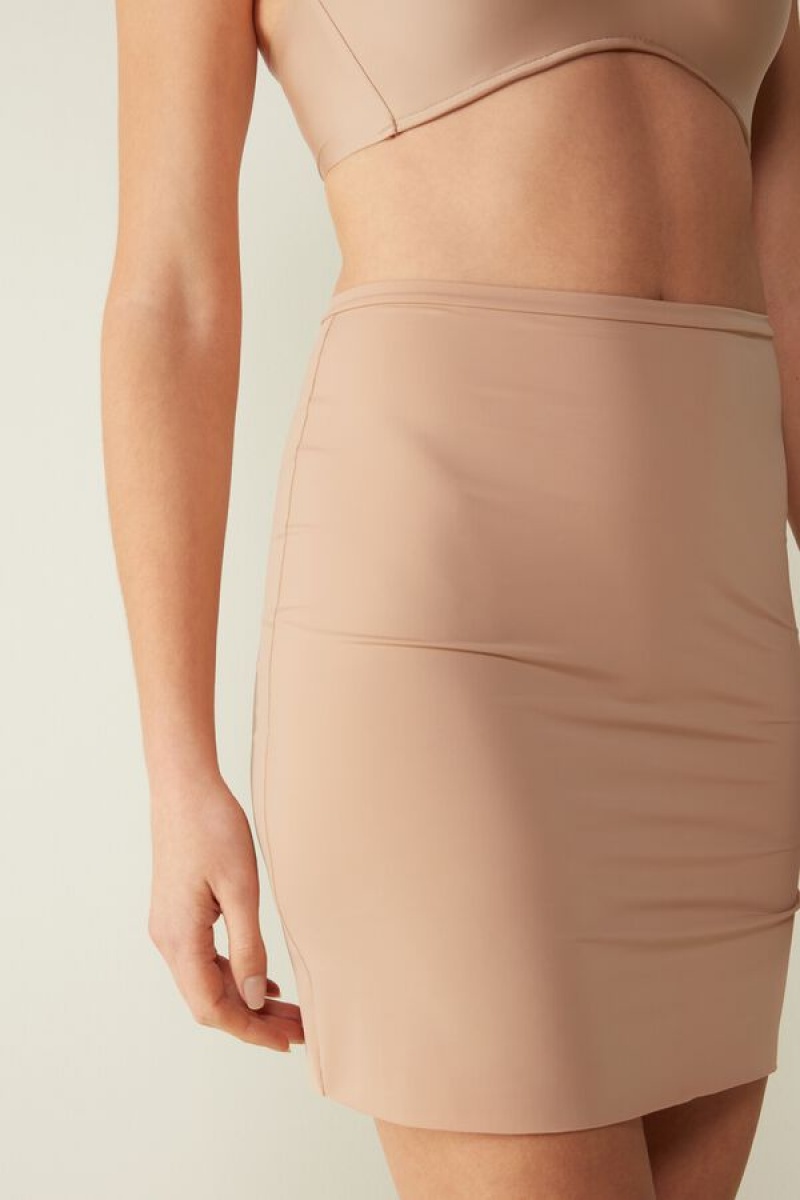 Intimissimi Skirt in Microfiber Dameundertøy Dame Beige | NOKI4129