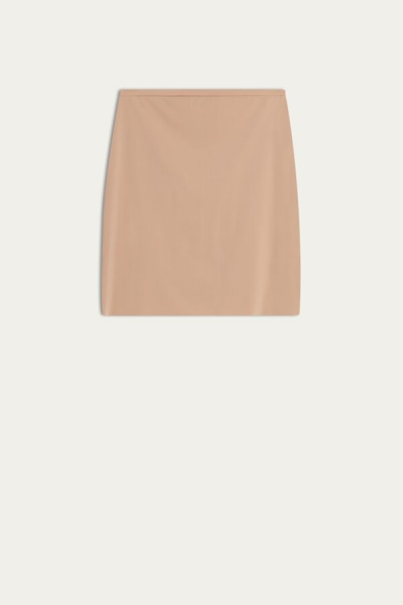 Intimissimi Skirt in Microfiber Dameundertøy Dame Beige | NOKI4129