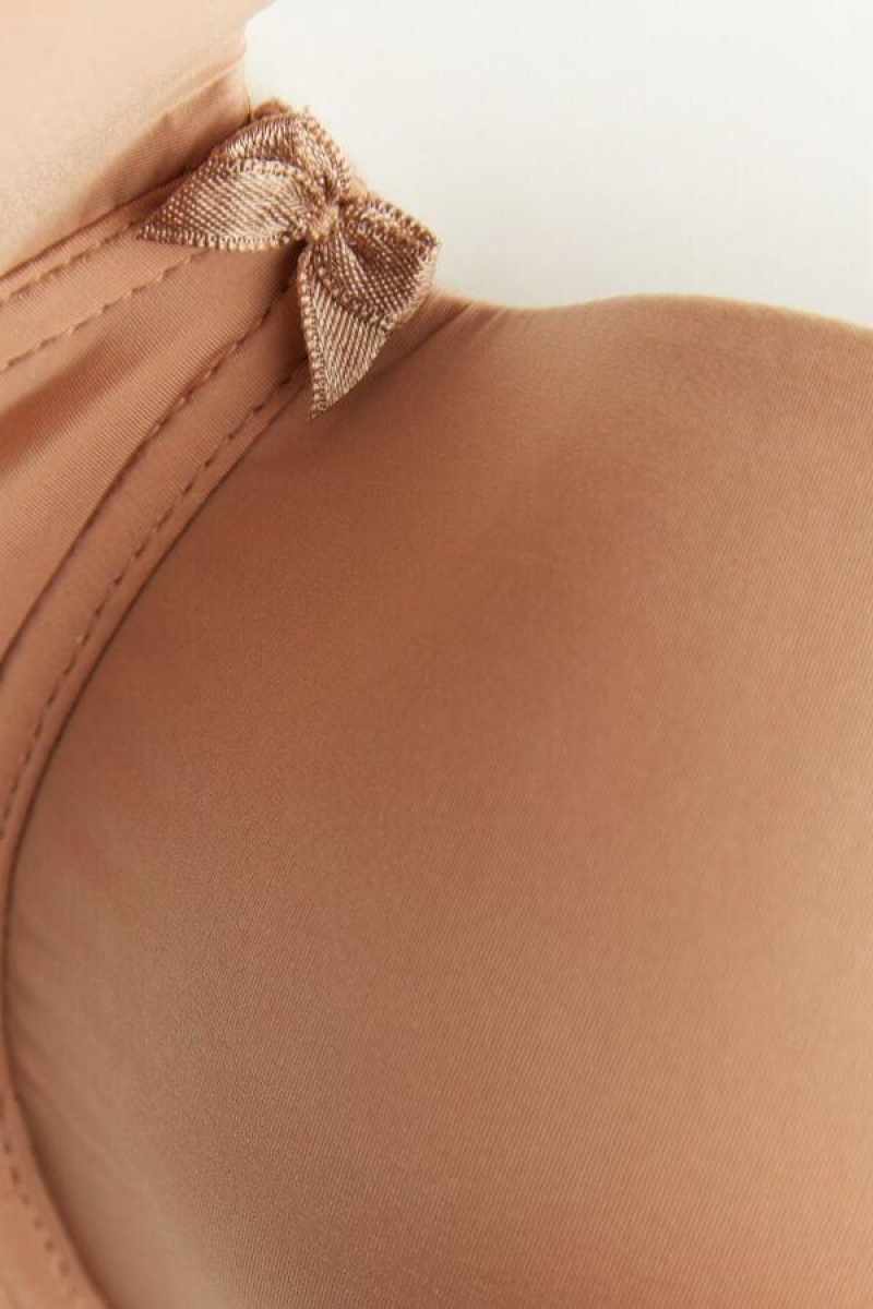 Intimissimi Sofia Balconette in Ultralight Microfiber BH Dame Beige | NODN4499