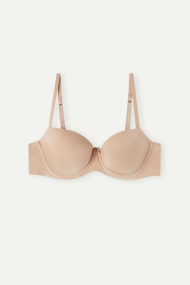 Intimissimi Sofia Balconette in Ultralight Microfiber BH Dame Beige | NOKI4493