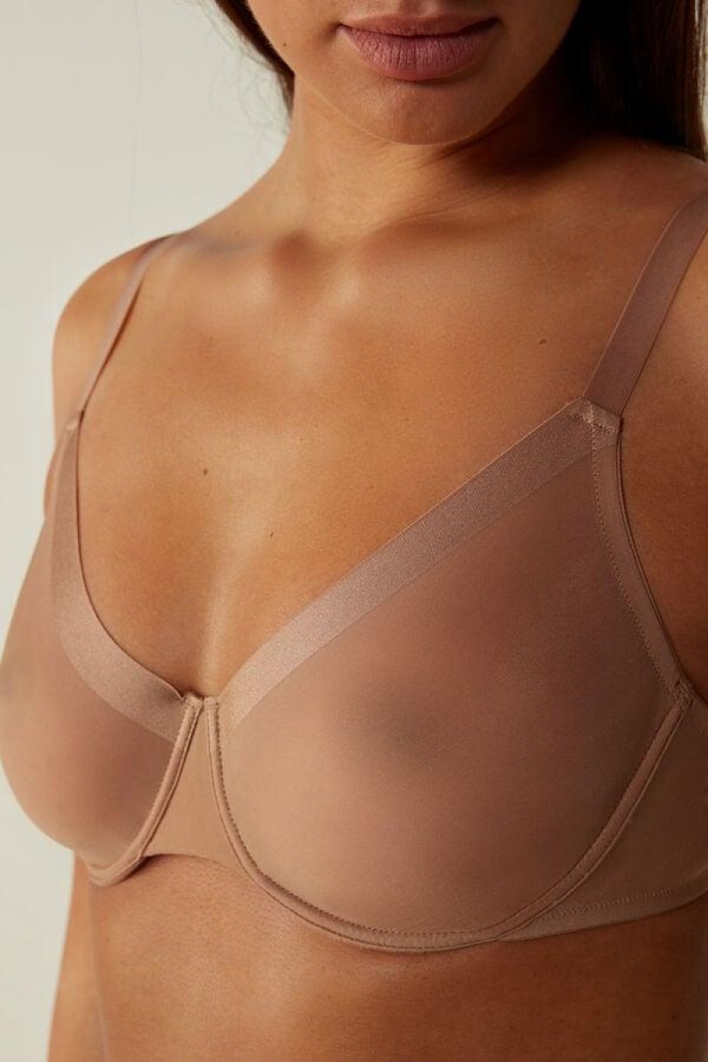 Intimissimi Sveva Invisible Touch Balconette BH Dame Beige | NOQZ4432