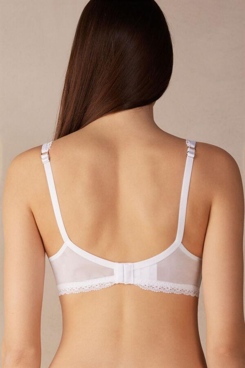 Intimissimi Timeless Simplicity Adele Triangle BH Dame Hvite | NOBC4695