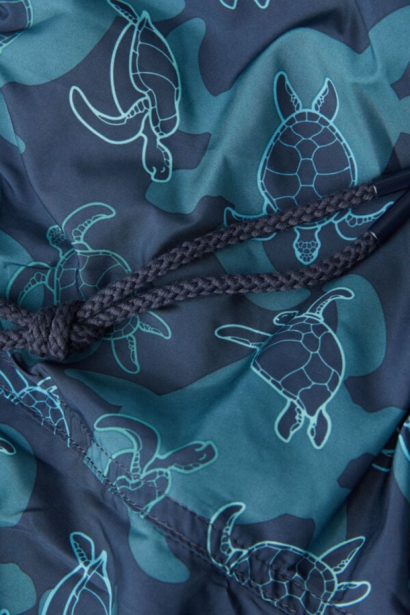 Intimissimi Turtle Print Badebukse Herre Blå | NOGL3307